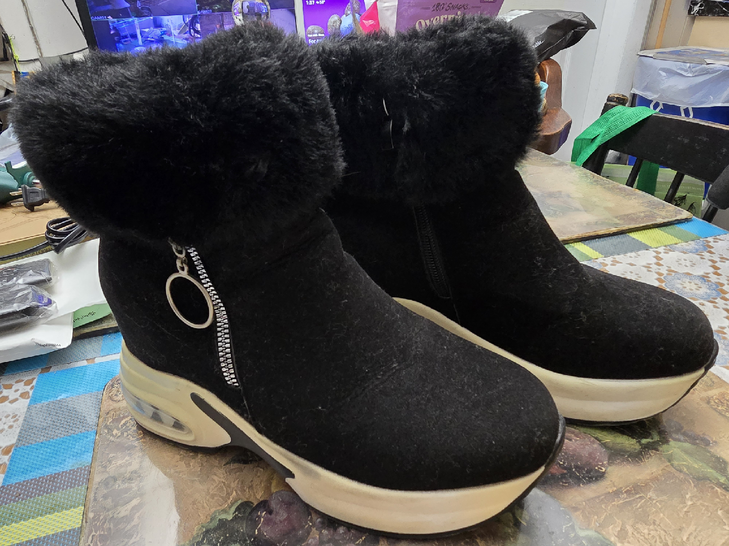 Women's Ankle Boots with Wedge Heel 🥕 - photo 5