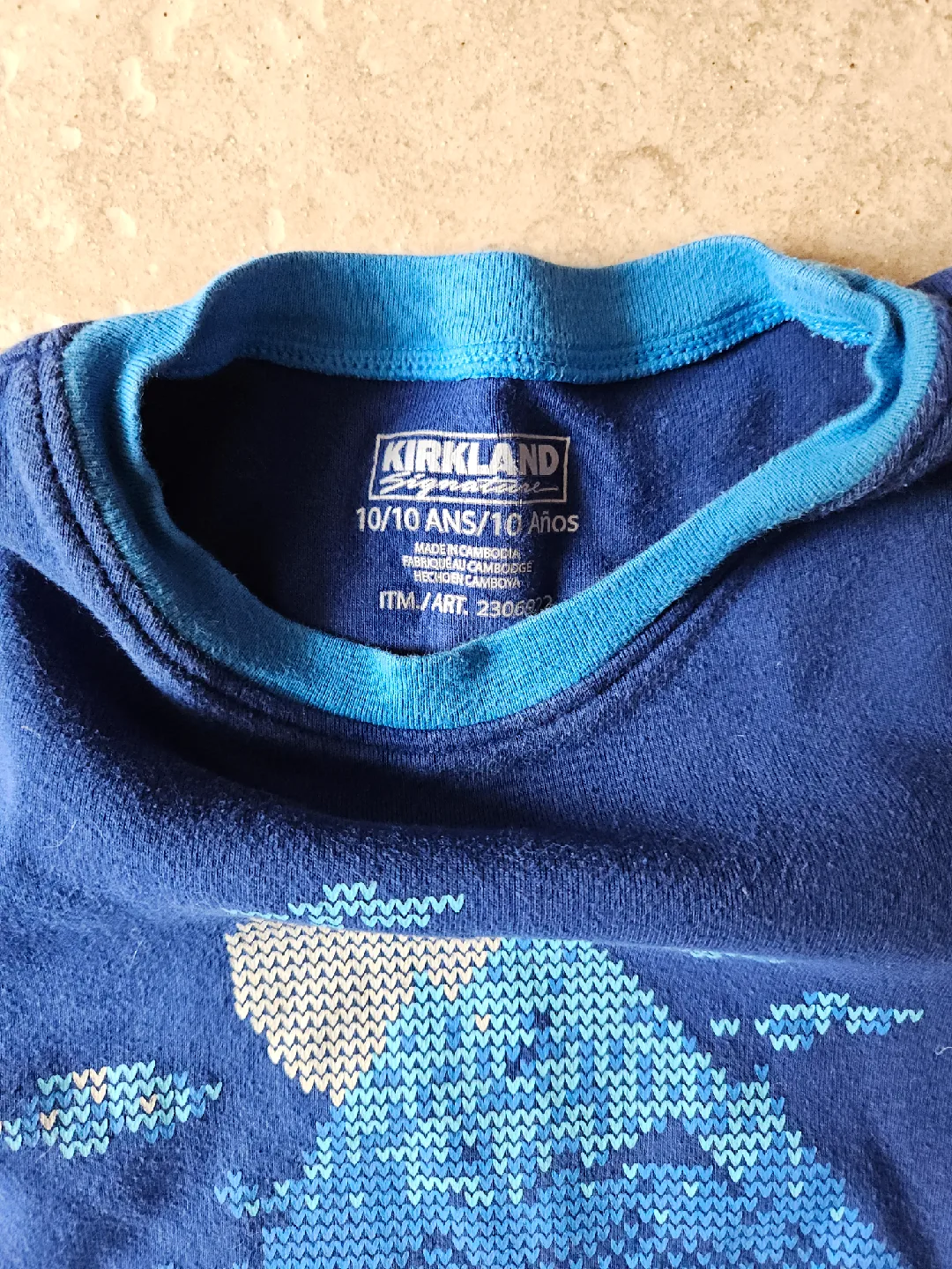 Kid Size 10 Kirkland Pajama image indicator(2)