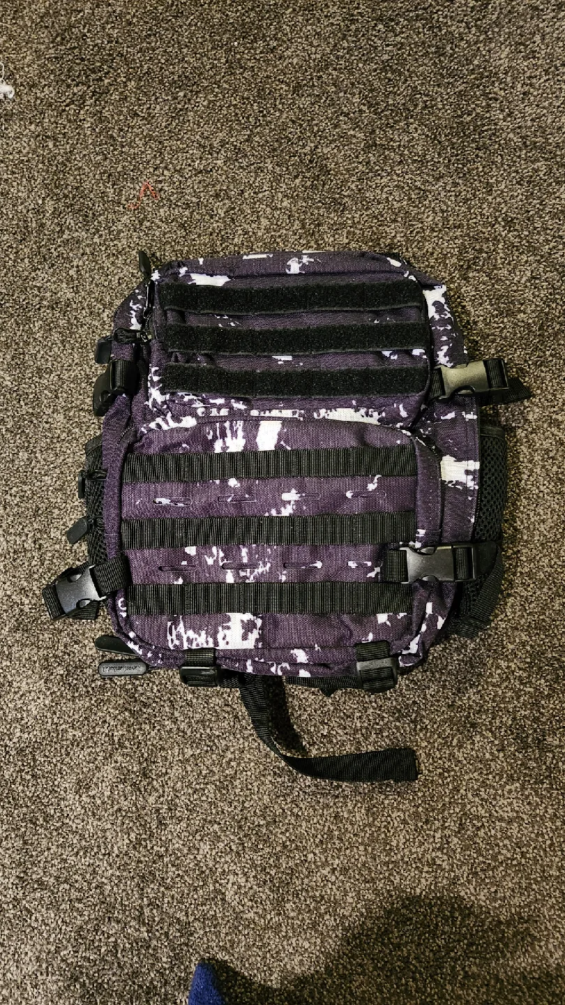 Black & White Camo  Backpack image indicator(2)