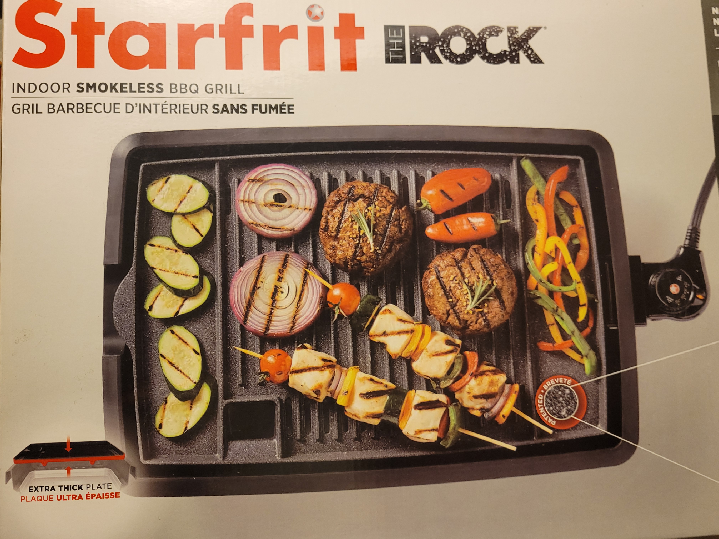 Starfrit The Rock Indoor Smokeless BBQ Grill