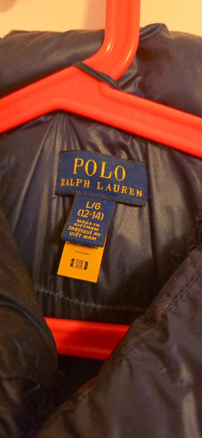Polo Ralph Lauren Girls' Puffer Coat - Size L (12-14) image indicator(2)