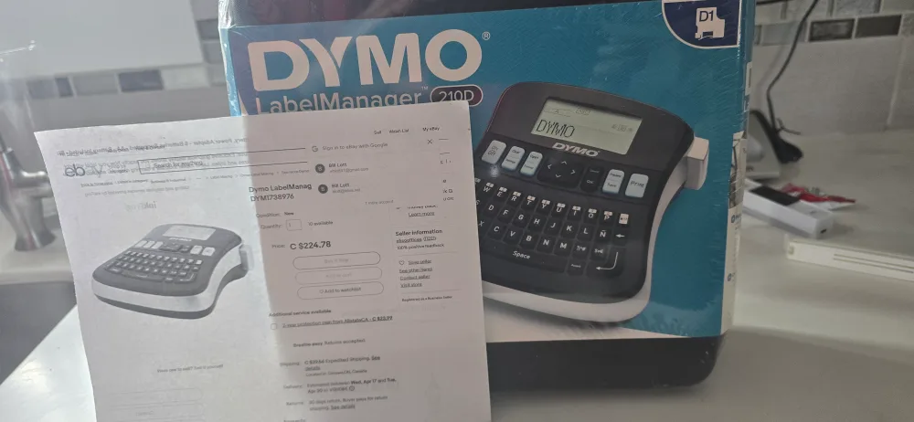 DYMO LabelManager 210D Label Maker - Like New!