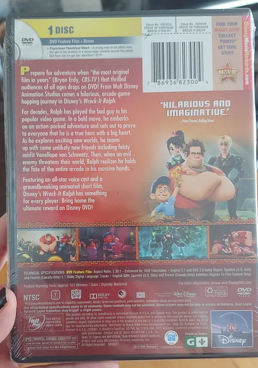 Wreck-It Ralph DVD - New & Sealed! image indicator(2)