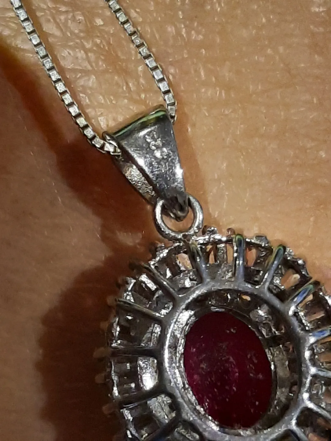 New AUTHENTIC GENUINE DIAMONELLE CZ PENDANT sterling necklace image indicator(2)