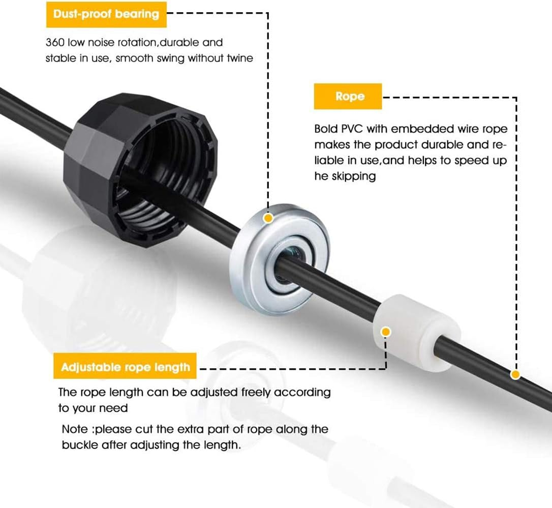 Cosmoplex Jump Rope Tangle-Free with Ball Bearings - photo 2