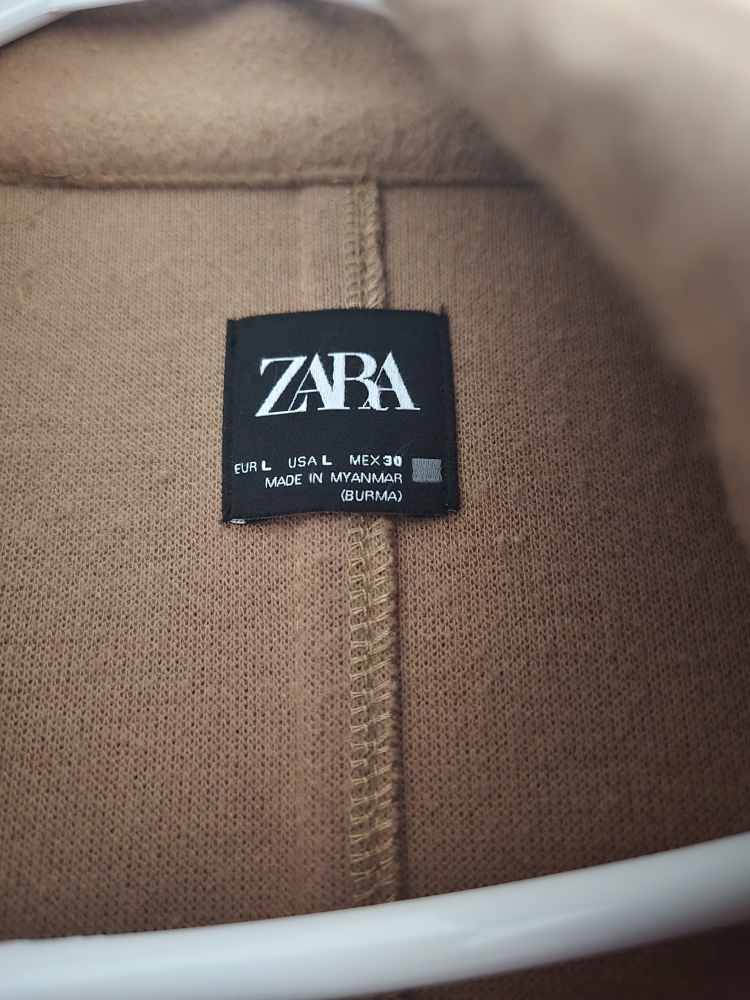 Zara Camel Coat - Size L - photo 3