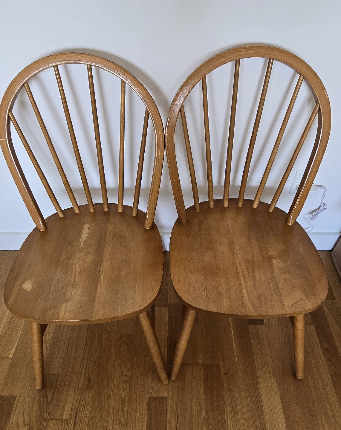 IKEA Solid Wood Dining Table , 2 chairs included. - photo 4