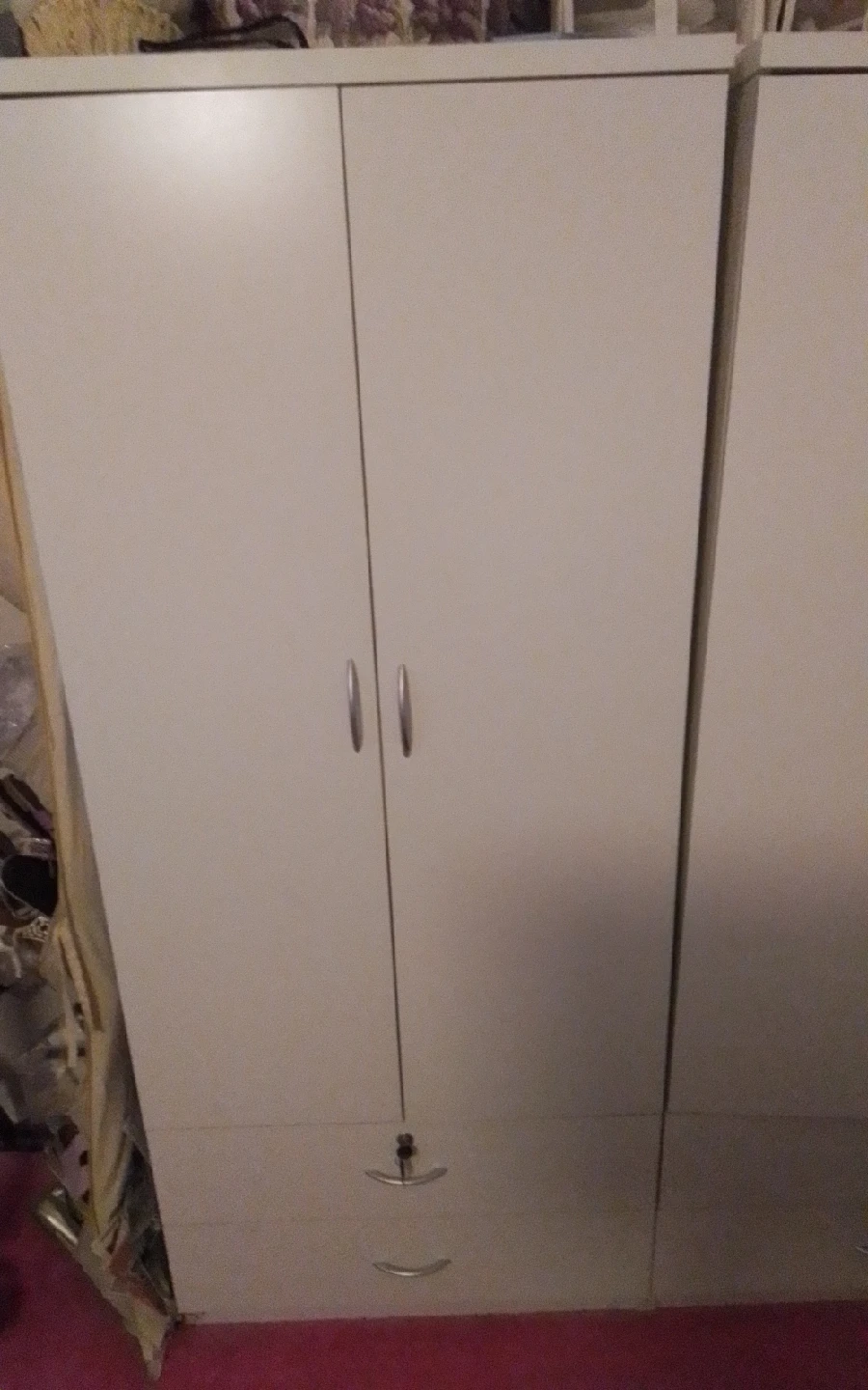 Two White Wardrobes with Drawers - photo 2