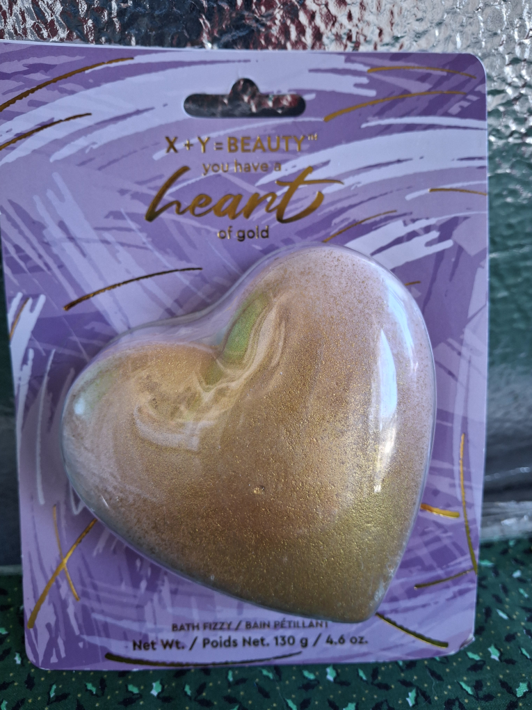 X+Y=BEAUTY Heart of Gold Bath Fizzy