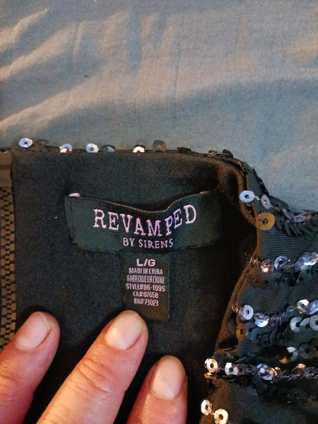 Revamped by Sirens Sequin Skirt - Size L image indicator(2)