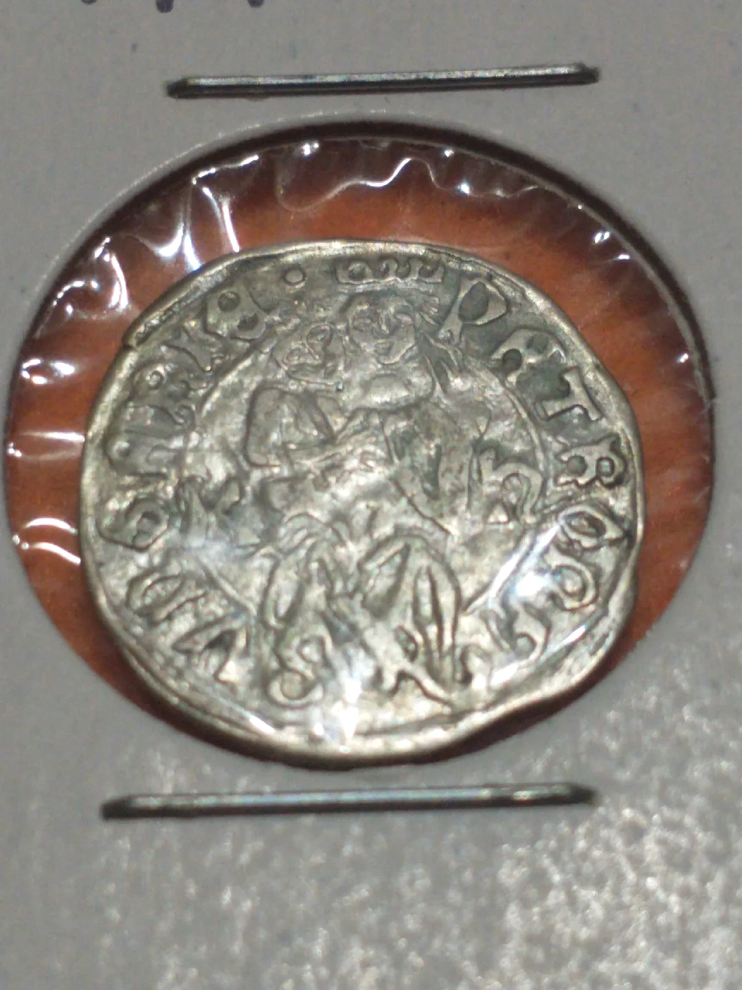 1434-1444 Wladislaw III Hungary undated medieval silver denar image indicator(4)