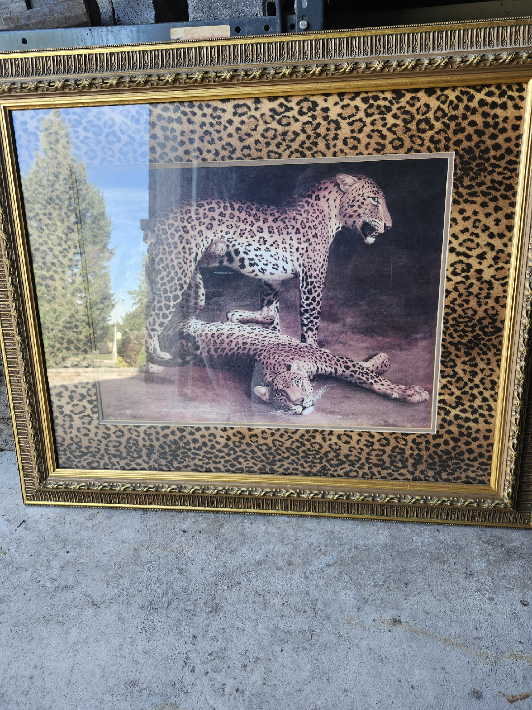 Leopard Print Framed Art
