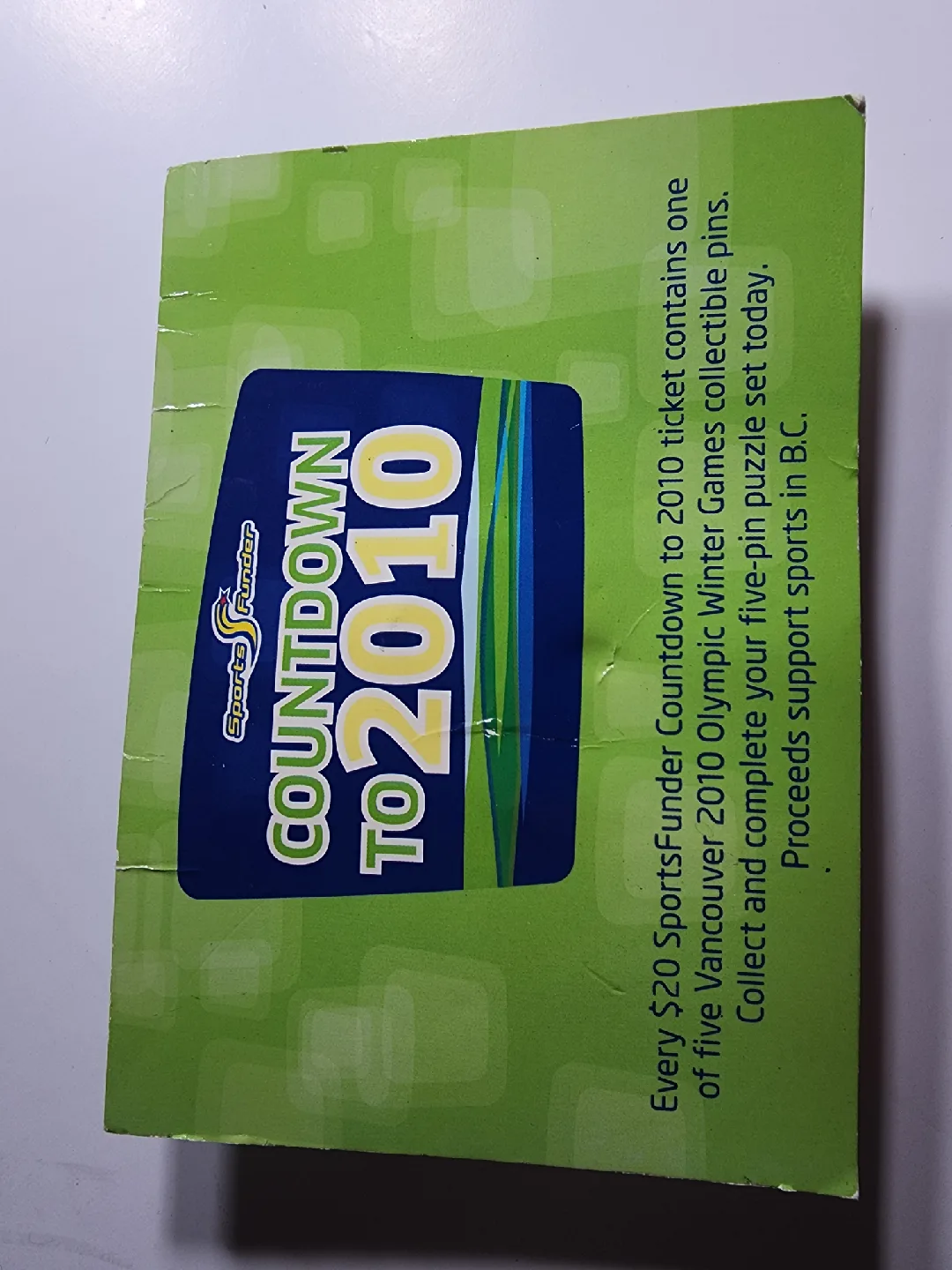 SportsFunder Countdown to 2010 Pin Collection thumbnail