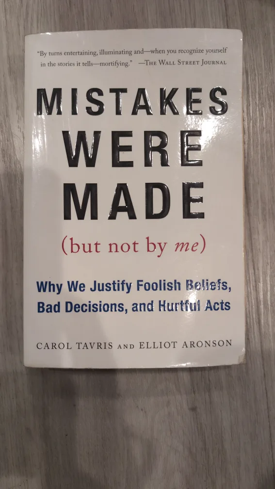 Mistakes Were Made by Carol Tavris and Elliot Aronson thumbnail