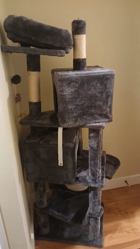 Grey Cat Tree