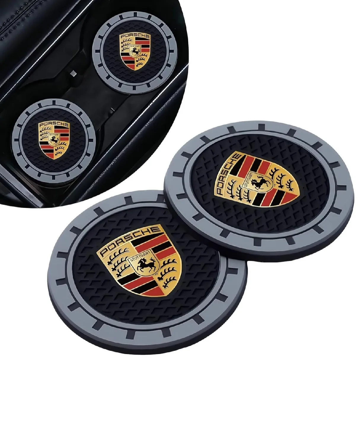 Porsche Panamera Cayenne Macan Boxster Taycan Cayman - Coaster thumbnail