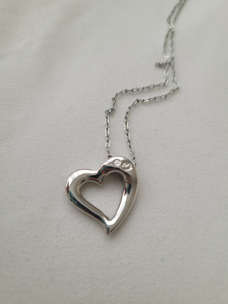 Swarovski Silver Heart Necklace - photo 2