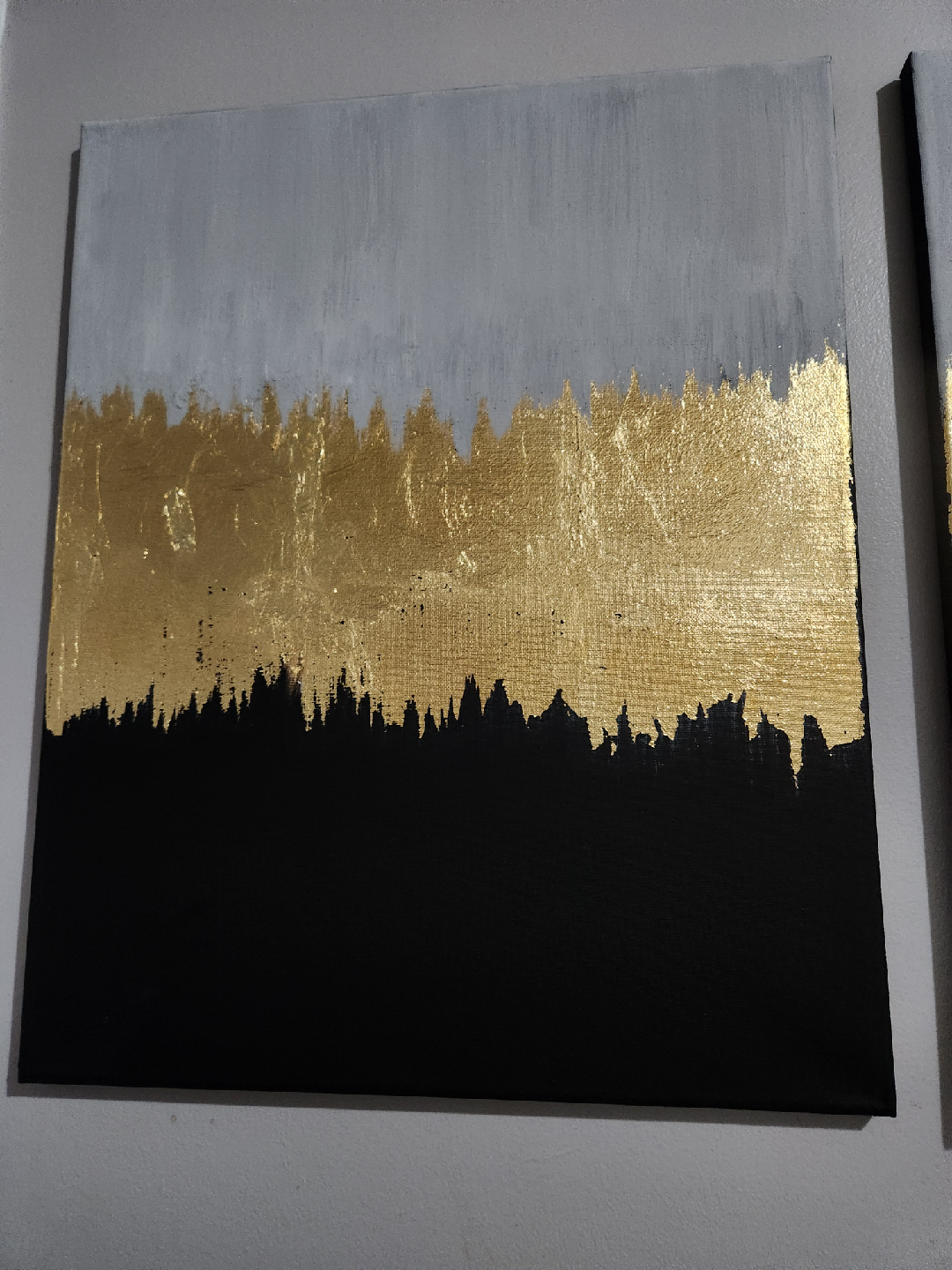 Set of 2 Abstract Wall Art Canvases - photo 5