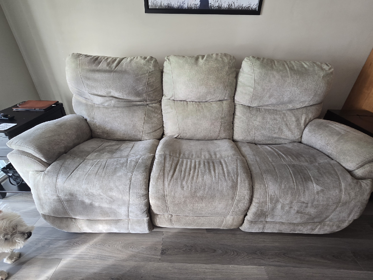 Three Seater Reclining Sofa with USB Port - photo 3