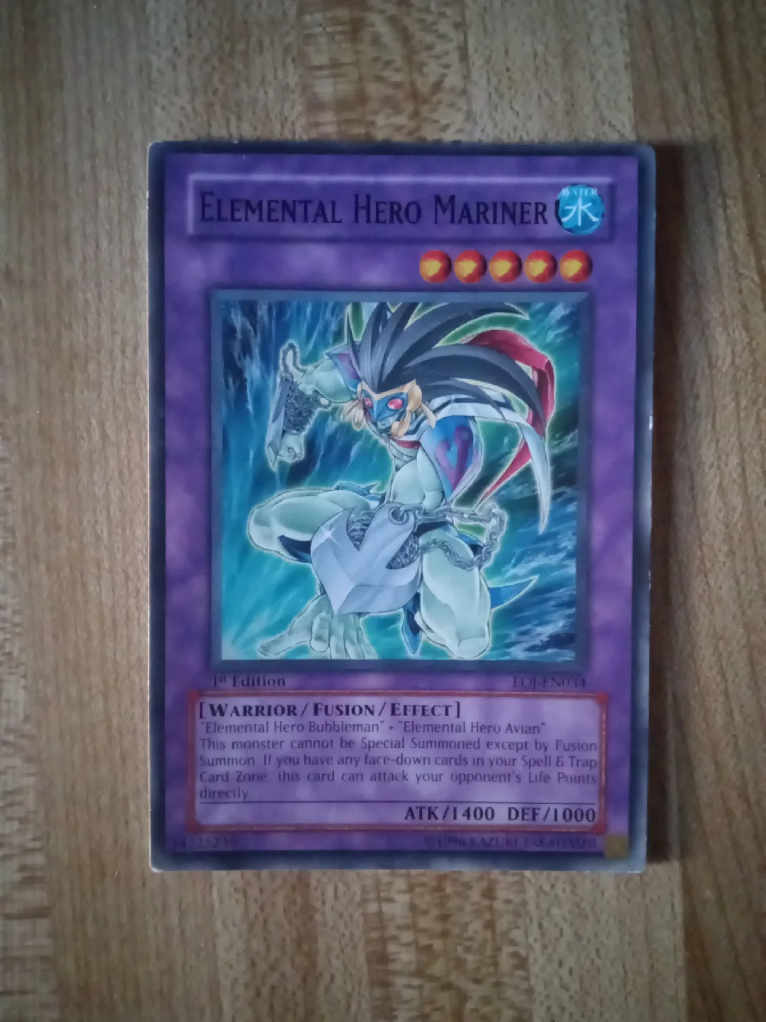 Elemental Hero Mariner Yu-Gi-Oh! Card