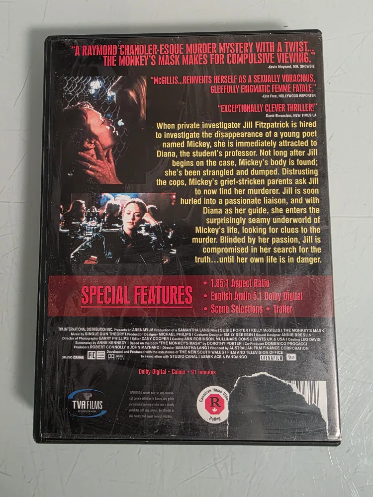 The Monkey's Mask DVD image indicator(2)