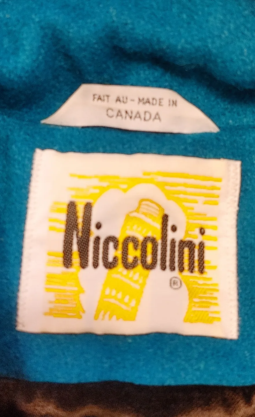 Vintage Niccolini Teal Wool Coat image indicator(7)
