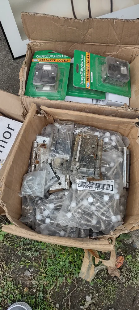 Mixed Hardware Lot - Hinges, Locks, Levers, Plates image indicator(2)