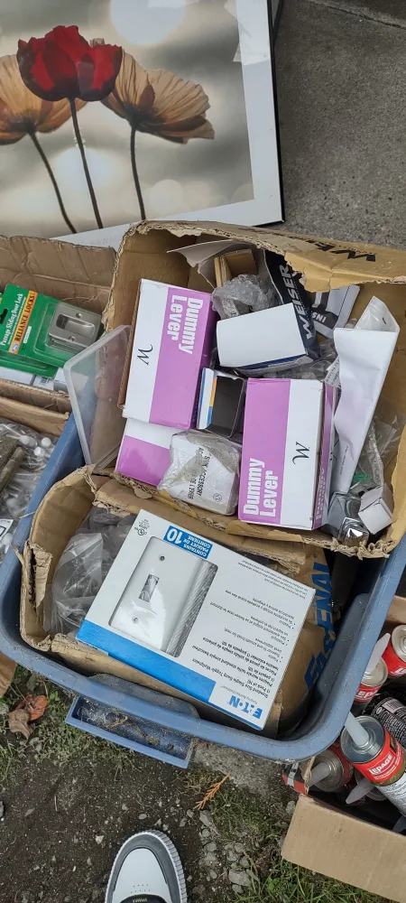 Mixed Hardware Lot - Hinges, Locks, Levers, Plates image indicator(3)