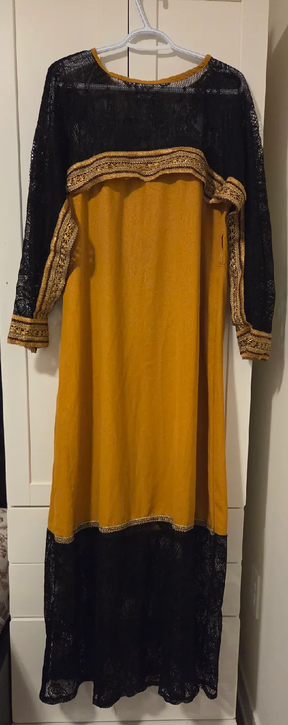 Mustard & Black Dress thumbnail