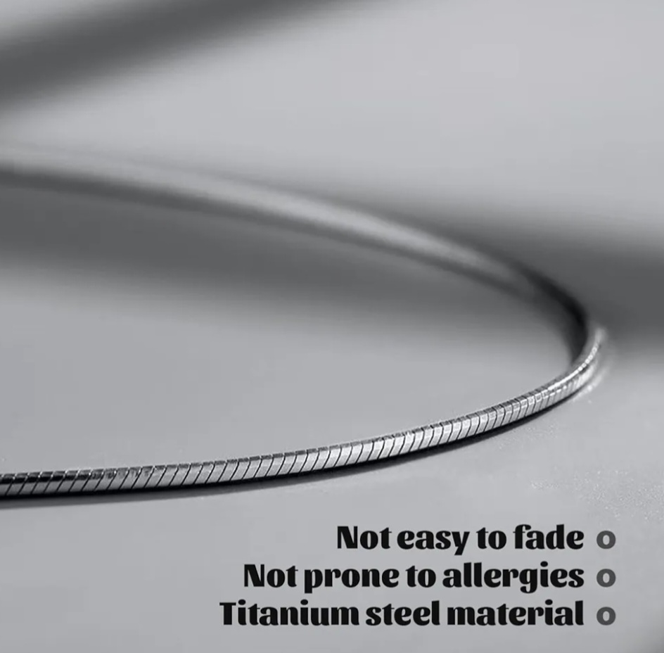 Silver Snake Chain Necklaces (5) - photo 5