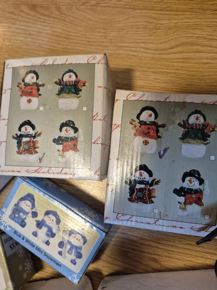 CHRISTMAS DECOR LOT(MOSTLY SNOWMAN THEME).. image indicator(3)