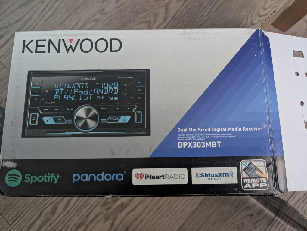 Kenwood DPX303MBT Dual Din Digital Media Receiver - photo 2