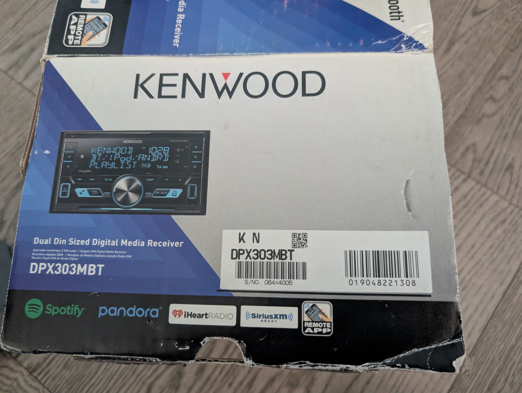 Kenwood DPX303MBT Dual Din Digital Media Receiver - photo 3