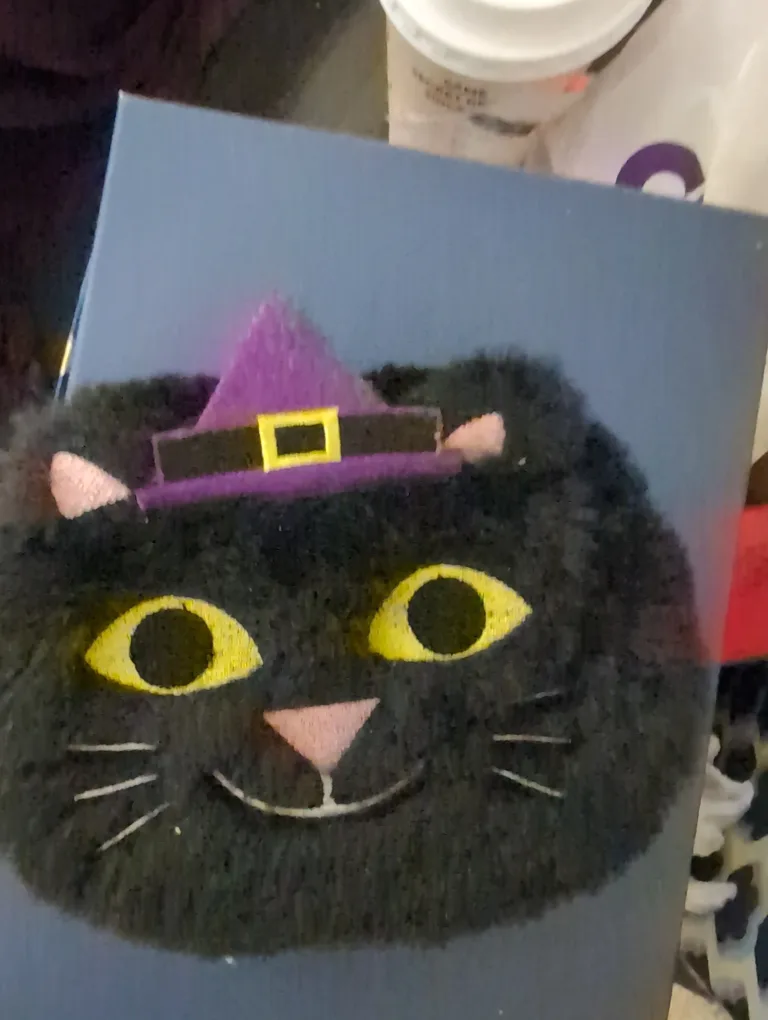 Halloween Black Cat Witch notebook image indicator(2)