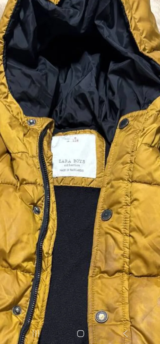 Zara Boys Puffer Jacket - Size 5 thumbnail