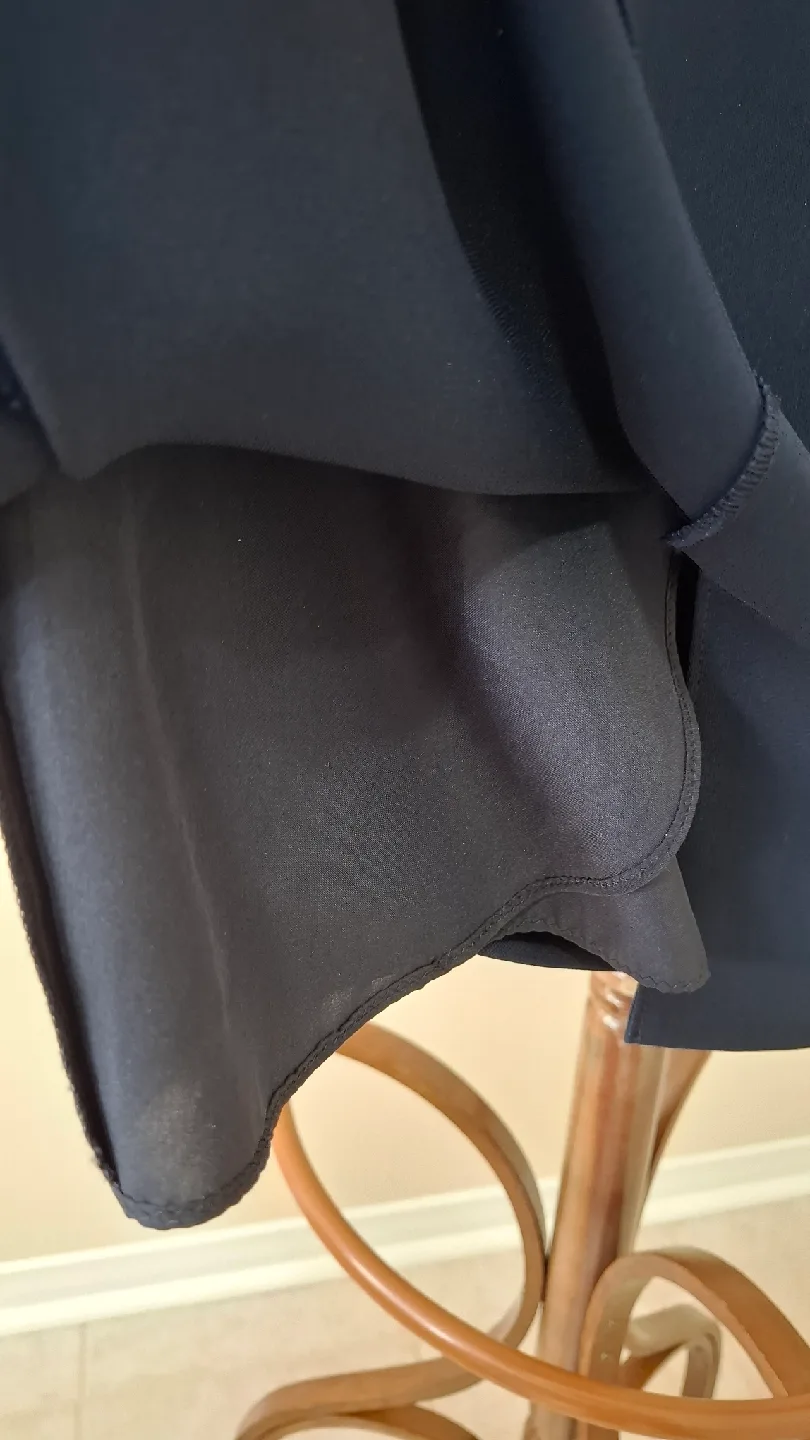 Women's Navy Blue Jacket & Skirt Set image indicator(6)