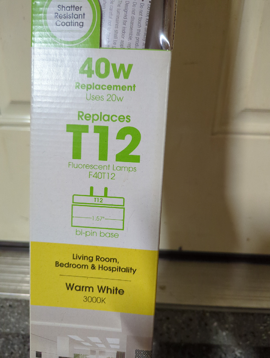 4 ft. LED Tube Light - 40W Replacement - photo 3