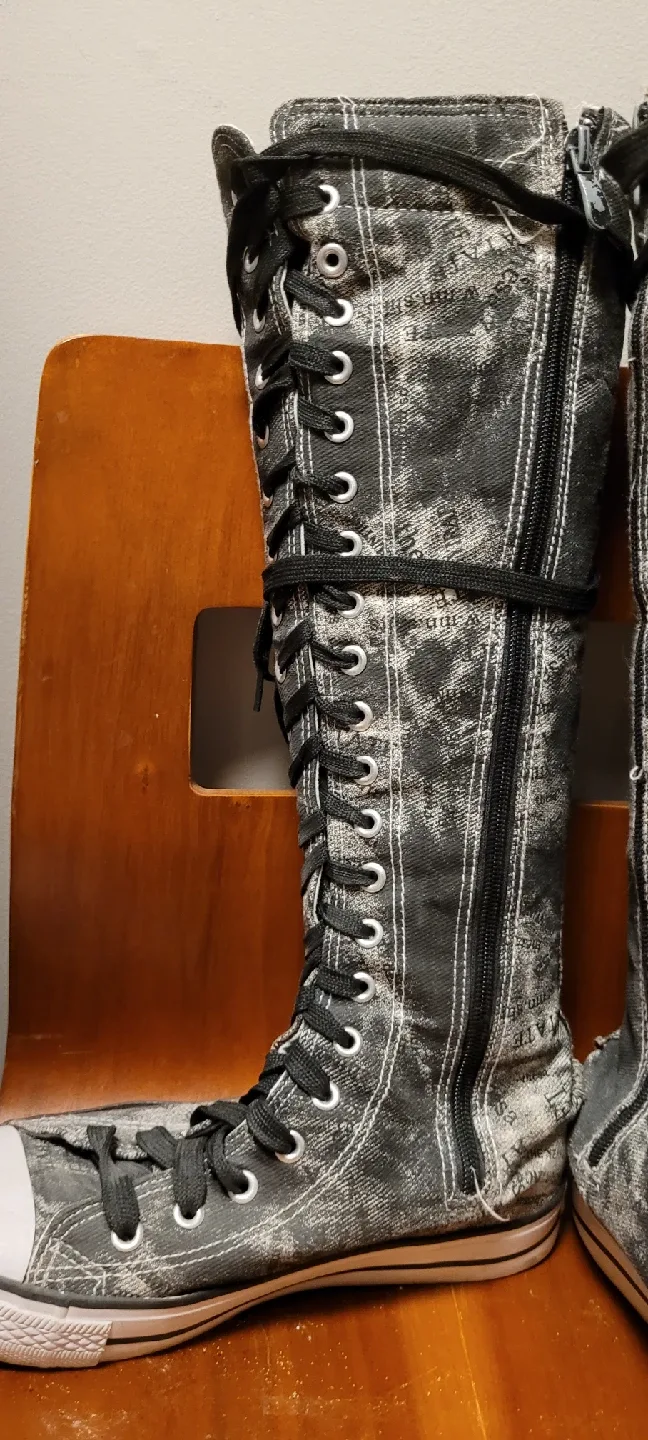 Converse Knee High Lace-Up Boots image indicator(2)