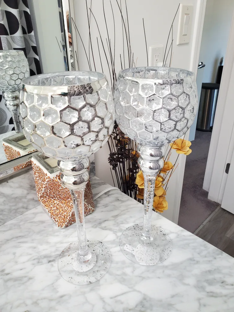 At Home Candle Holders - Set of 2 image indicator(2)