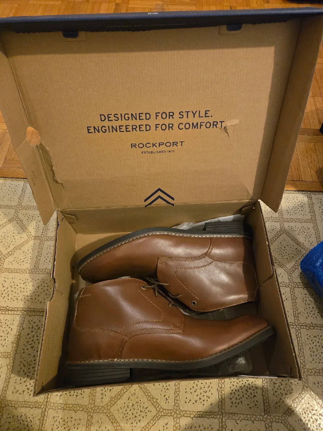 Rockport CB Chukka V81656 Brown Size 15M thumbnail