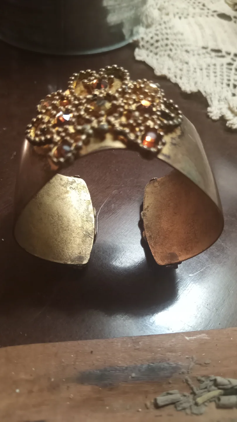 Chico's Gold Tone Cuff Bracelet image indicator(4)