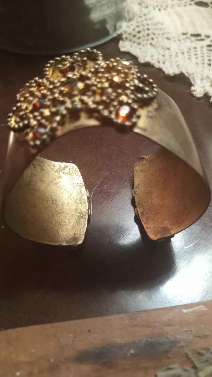 Chico's Gold Tone Cuff Bracelet image indicator(5)