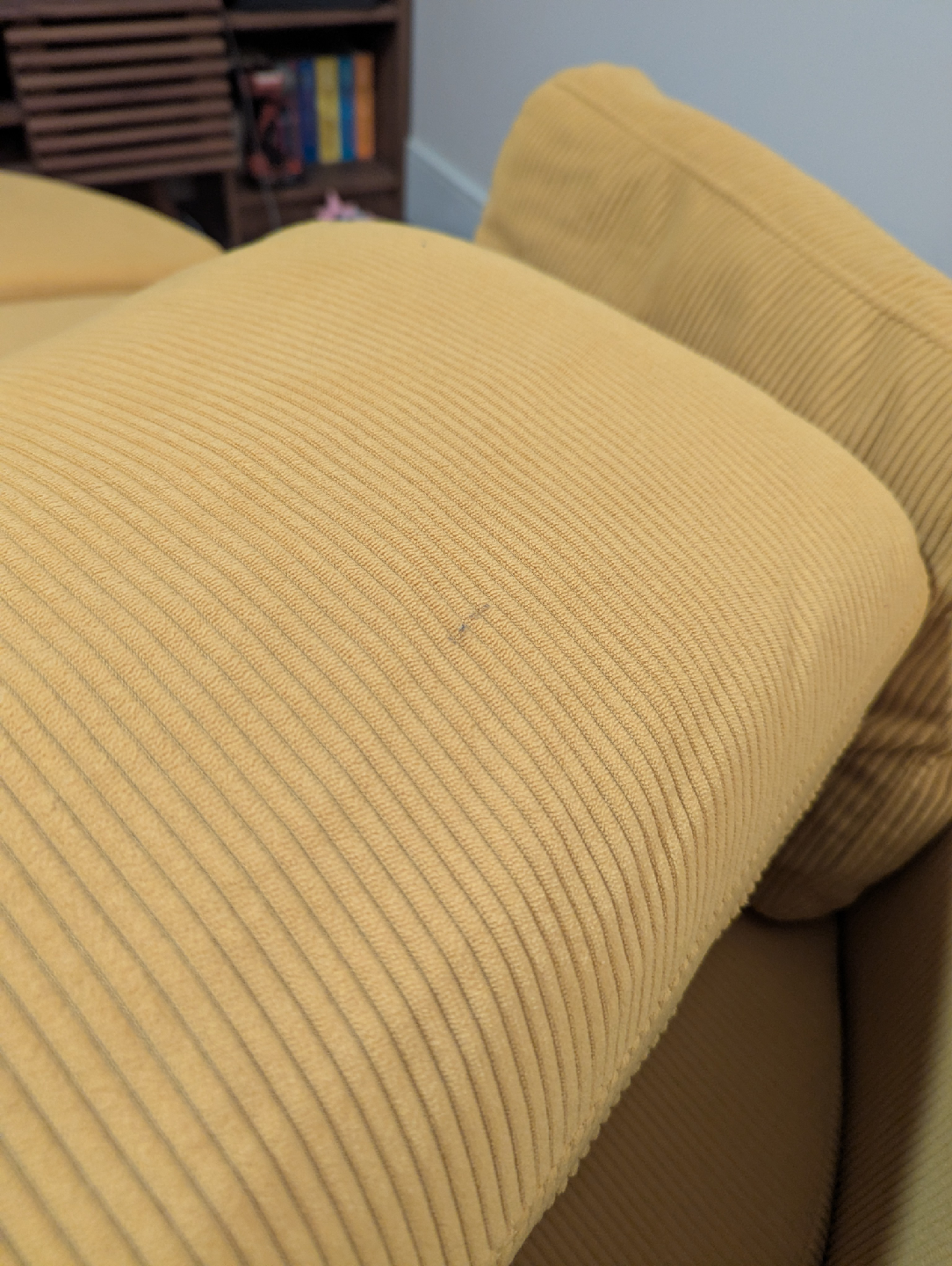 Barrel reading  chair with storage ottoman - photo 2