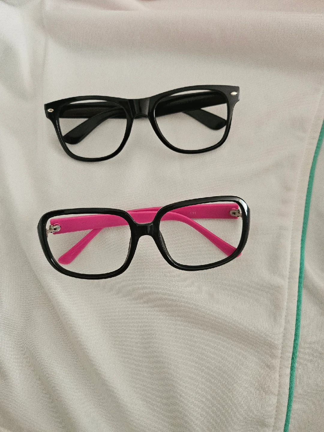 Two Pairs  glasses.  Black Frame thumbnail