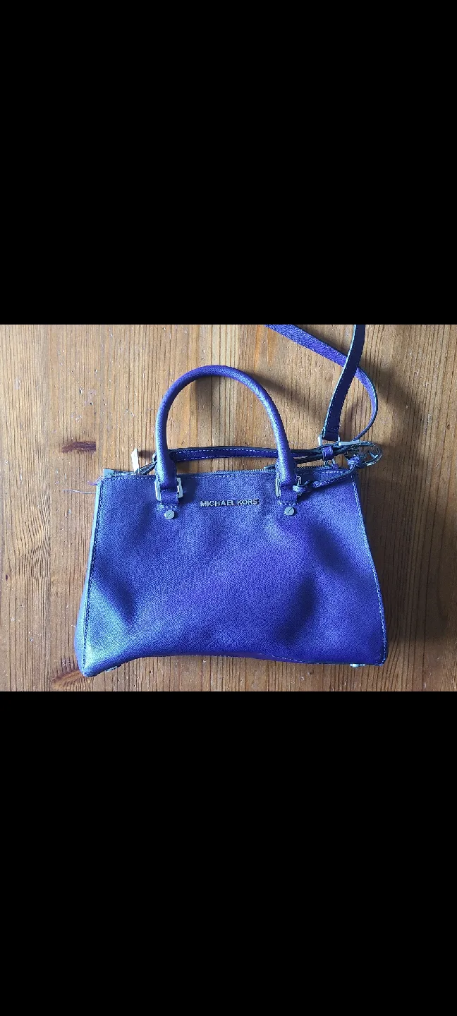 Michael Kors Purple Satchel