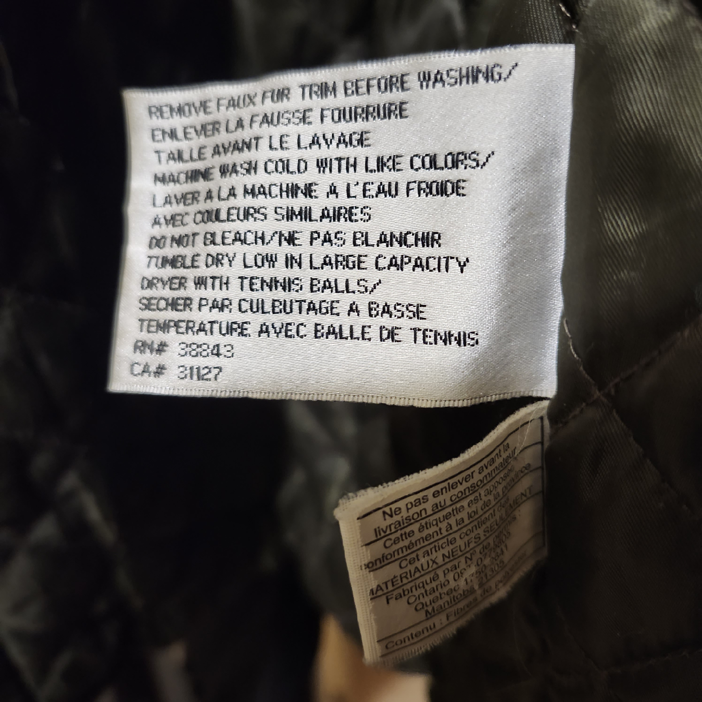 DKNY Olive Green Winter Parka, Size M - photo 5