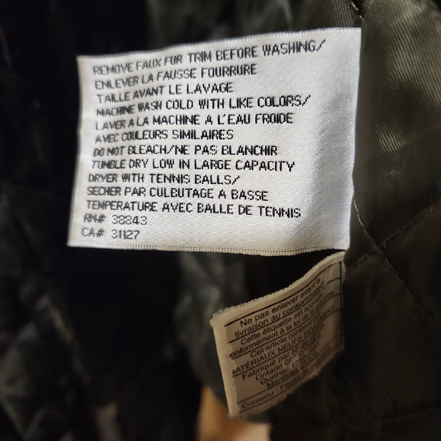 DKNY Olive Green Winter Parka, Size L image indicator(5)