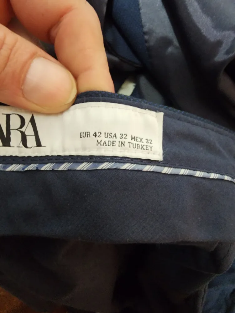 Blue Zara Suit 42/32 image indicator(6)