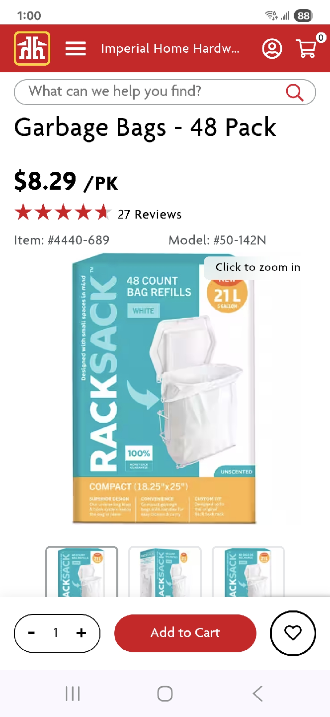 Racksack 48-Pack Garbage Bags🥕 - photo 2