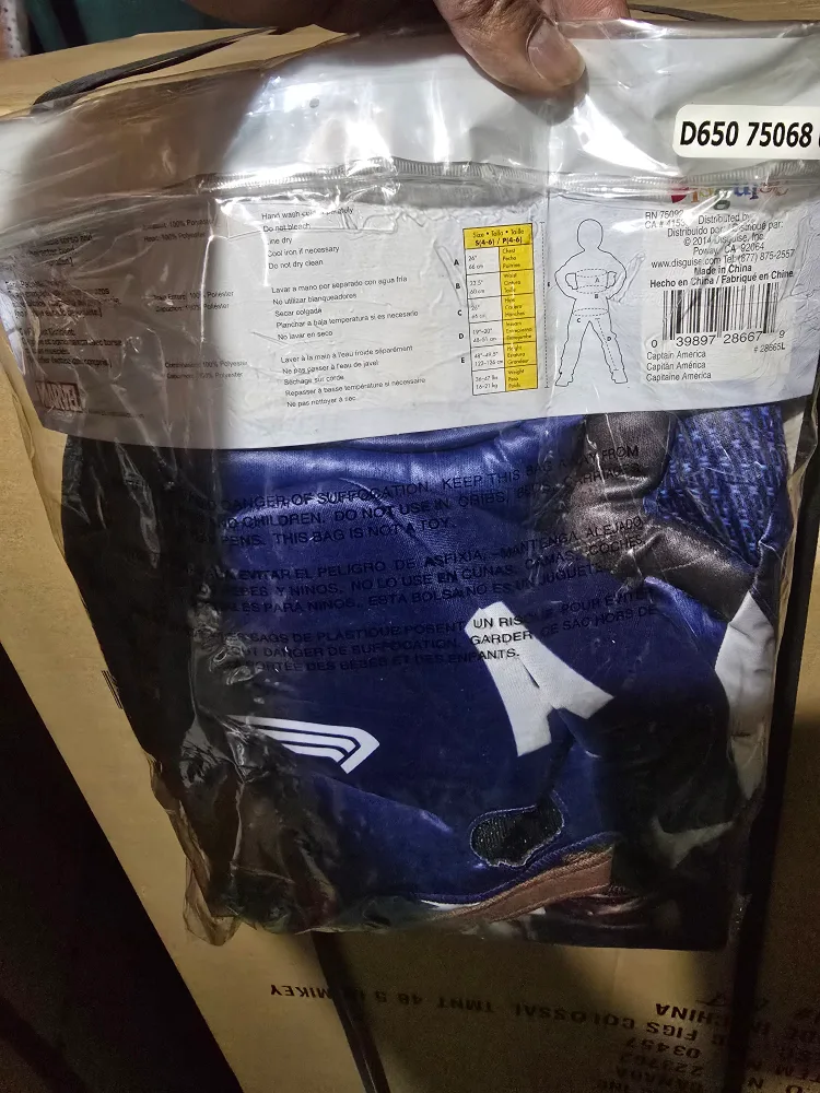 Captain America Costume (Size L/G 10-12) image indicator(2)